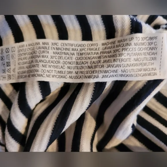 ZARA Bodycon V Neck Front and Back Asymetical A-Line Midi Dress, Size Medium - Picture 9 of 16